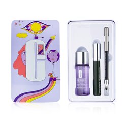 Clinique Jet Set Liftoff Lashes: Delineador de Ojos 0.28g + Take The Day Off Removedor 50ml + Máscara de Alto Impacto 7ml 3pcs