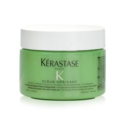 Kerastase Fusio-Scrub Scrub Apaisant Limpiador Exfoliante Calmante con Cáscara de Naranja Dulce (Para Todo Tipo de Cabello y Cuero Cabelludo, Incluso Sensible) 250ml/8.5oz
