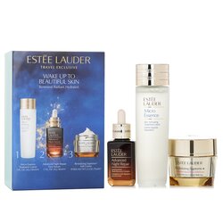 Estee Lauder Set Esenciales de Reparación de Noche: Reparación de Noche Avanzada 50ml + Micro Esencia 150ml + Revitalizante Supremo + Crema 75ml 3pcs