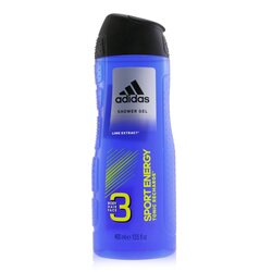 Adidas Sport Energy Lime Extract Tonic Recharge Shower Gel 400ml/13.5oz