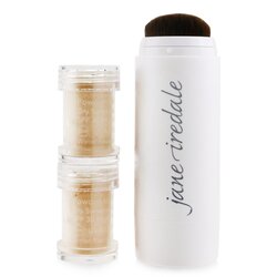 Jane Iredale Powder Me Заполняемая Кисть (1x Кисть, 2x Запасной Блок) - Tanned 2x2.5g/0.09oz