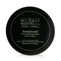 The Piccadilly Shaving Co. Sandalwood Luxury Shaving Cream 180g/6oz