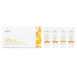 Image Kit Vital C Trial: Limpiador Facial Hidratante 7.4ml + Suero Anti-Envejecimiento Hidratante 7.4ml + Mascarilla de Enzimas Hidratante 7g + Crema Reparadora Hidratante 7g 4pcs