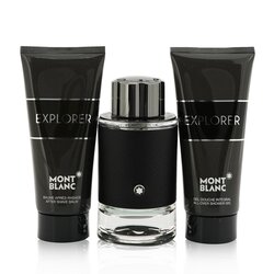 萬寶龍 Explorer Coffret : Eau De Perfum Spray 100ml/3.3oz + After Shave Balm 100ml/3.3oz + Shower Gel 100ml/3.3oz 3pcs