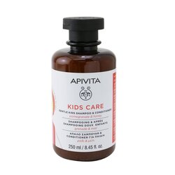 Apivita Kids Care Gentle Kids Shampoo & Conditioner (Pomegranate & Honey) 250ml/8.45oz