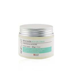 SNP Lab+ Triple Water Rich Gel Cream - Hydration & Moisture (For All Skin Types) (Exp. Date 06/2021) 50g/1.76oz