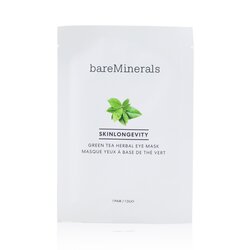 BareMinerals Skinlongevity Травяная Маска для Глаз с Зеленым Чаем 6pairs