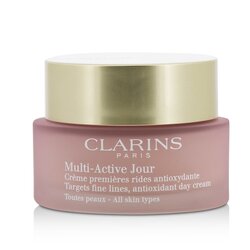 Clarins Multi-Active Day Targets Fine Lines Antioxidant Day Cream - For All Skin Types (Box Slightly Damaged) 50ml/1.6oz