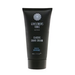 Gentlemen's Tonic Classic Shave Cream - Babassu & Bergamot 50ml/1.7oz