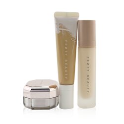 Fenty Beauty by Rihanna Pro Filt'R Hydrating Complexion Kit: Foundation 32ml + Primer 32ml + Instant Retouch Setting Powder 7.8g - #210 3pcs