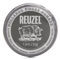 Reuzel Extreme Hold Matte Pomade (Extreme Hold, No Shine, Water Soluble) 35g/1.3oz