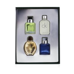 Calvin Klein Miniature Coffret: Eternity Men, CK One, Eternity Aqua Men, Obsession Men 4x15ml/0.5oz