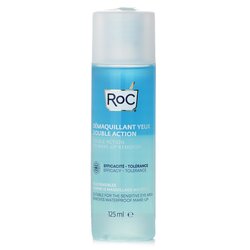 ROC Removedor de Maquillaje de Doble Acción - Remueve el Maquillaje a Prueba de Agua (Perfecto Para Áreas de Ojos Sensibles) 125ml/4.23oz