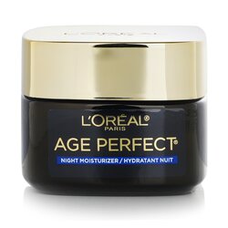 L'Oreal Age Perfect Cell Renewal - Crema de Noche Hidratante Renovadora de Piel - Para Piel Madura, Opaca 48g/1.7oz