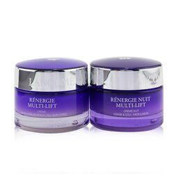 Lancome Renergie Multi-Lift Day & Night Partners Set: 1x Renergie Multi-Lift Creme SPF 15 - All Skin Types - 50ml/1.7oz + 1x Renergie Multi-Lift Night Creme - For Face & Neck - 50ml/1.7oz 2pcs