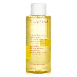 Clarins Hydrating Toning Lotion with Aloe Vera & Saffron Flower Extracts - Normal to Dry Skin  400ml/13.5oz 400ml/13.5oz