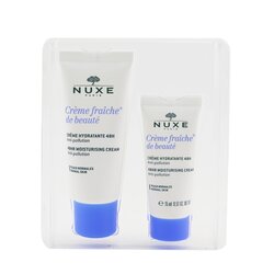 Nuxe Set de Regalo Creme Fraiche De Beaute Crema Hidratante de 48HR - Para Piel Normal 30ml+15ml