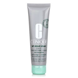 קליניק All About Clean 2-In-1 Charcoal Mask + Scrub מסכה וסקראב 100ml/3.4oz