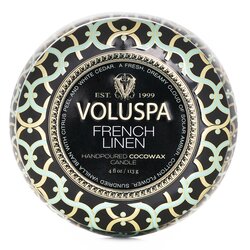 Voluspa Mini Tin Candle - French Linen 113g/4oz
