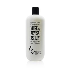 Alyssa Ashley Musk Bubbling Bath & Shower Gel 750ml/25.5oz