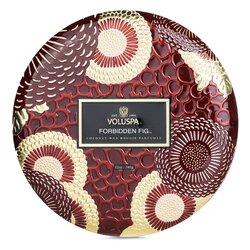 Voluspa 3 Wick Decorative Tin 芳香蠟燭 - Forbidden Fig