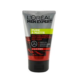 ロレアル メン エクスパートピュア & マット ボルケーノレッドフォーム(チューブ) 100ml/3.4oz