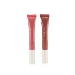 Clarins Natural Lip Perfector Duo (2x Lip Perfector) - 05 & 06 (Box Slightly Damaged) 2x12ml/0.35oz