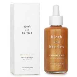 ビヨルク アンド ベリーズ シマー オイル 【お得！】2個セット 100ml×2ボディオイル Bjork & Berries【S】 ビヨルク & ベリーズ Bjork & Berries シマーオイル 100ml/3.4oz
