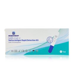 佰抗生物 新冠病毒抗原快速檢測套裝 (口含式-適合長者及兒童) (快篩試劑) 25 Test