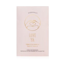 Paddywax Impressions Car Fragrance - Love Ya 2packs