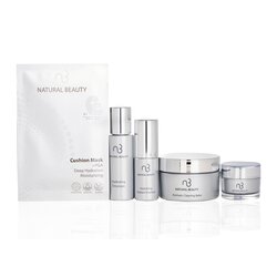 Natural Beauty Deep Hydration Starter Kit: Cushion Mask 6x20ml + Cleaning Balm 85g + Hydrating Travel Set 3pcs 3pcs