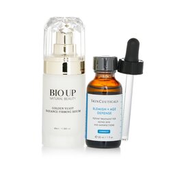 Skin Ceuticals Blemish + Age Defense 30ml (Free: Natural Beauty BIO UP Firming Serum 40ml) 2pcs