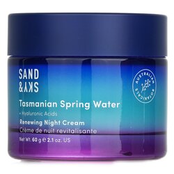 Sand & Sky Tasmanisk Kildevann - Fornyende Nattkrem 60g/2.1oz