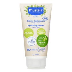 Mustela Organic Hydrating Face And Body Cream with Olive Oil (Fragrance Free) 150ml/5oz