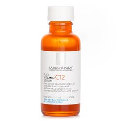 La Roche Posay Pure Vitamin C12 Serum Anti Wrinkle Concentrate, Radiance Renovating, Anti-oxidant 30ml