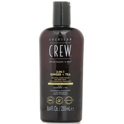 American Crew 美國隊員 三合一生薑+茶洗髮、護髮和沐浴露