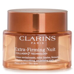 Clarins Ekstra fastgjørende nattkrem for glatting av rynker og revitalisering (for tørr hud) 50ml