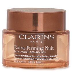 Clarins Ekstra Oppstrammende Nattkrem for Glatting av Rynker og Revitalisering 50ml