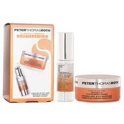 Peter Thomas Roth 彼得羅夫 Clinically Stronger Brighetning 2 Piece Kit Of Full Size: Potent C Power Eye Cream 15ml+ Hydra Gel Eye Patches 30 Pairs