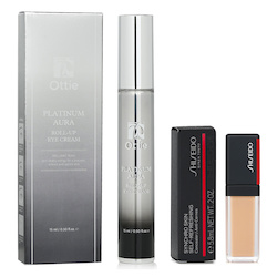 203 Light 5.8ml X Ottie Platinum Aura Roll Up Eye Cream 15ml