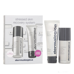 Dermalogica Stresst Hud Gjenoppretnings System Sett: MultiVitamin Power Gjenoppretnings Krem 50ml + MultiVitamin Power Gjenoppretnings Maske 75ml 2pcs