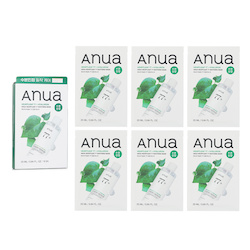Anua Hjerteblad 77 Beroligende Maske 6 x 25ml