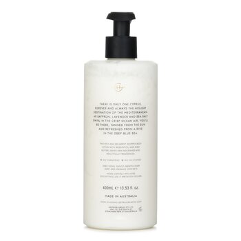 Loción Corporal - Diving Into Cyprus (Sea Salt & Saffron)  400ml/13.53oz