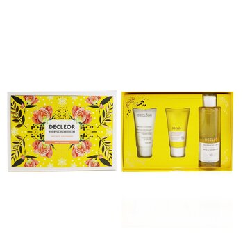 Infinite Soothing Rose Damascena Skincare Set: Aroma Cleanse Cleansing Mousse+ Day Cream & Mask+ Bath & Shower Gel  3pcs