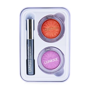 Jet Set Travel Ready Ojos & Mejillas: 2x Pop de Mejillas + 1x Lash Power Máscara  3pcs