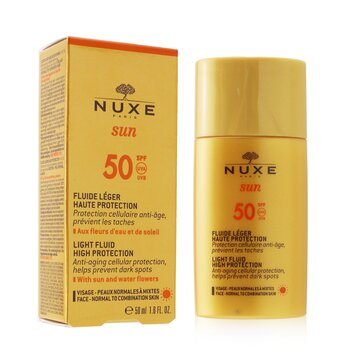 Nuxe Sun Light Fluid For Face - High Protection SPF50 (For Normal To Combination Skin) 50ml/1.6oz