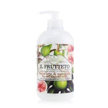 Il Frutteto Soothing Hand & Face Soap With Sweet Almond - Fig And Almond Milk  500ml/16.9oz