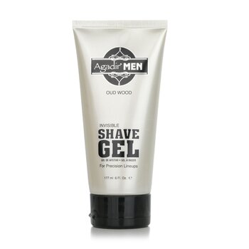 Agadir Men Gel de Afeitar Invisible - Oud Wood 177ml/6oz