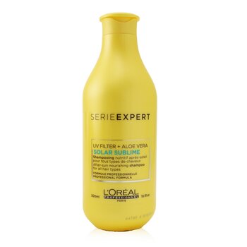 Professionnel Serie Expert - Solar Sublime UV Filter + Aloe Vera After-Sun Nourishing Shampoo (For All Hair Types)  300ml/10.1oz