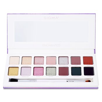 Enchanted Eyeshadow Palette (14x Eyeshadow + 1x Dual Ended Brush)  19.32g/0.68oz
